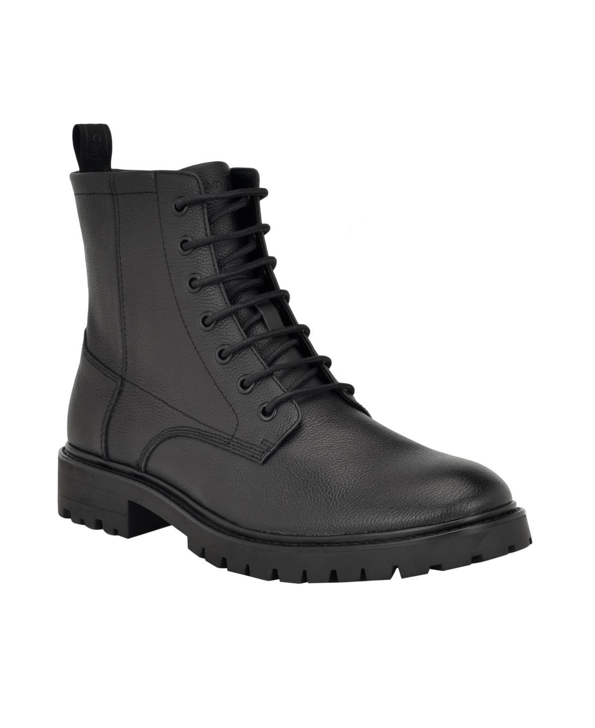 Calvin Klein Mens Lealin Lace-Up Lug Sole Boots Product Image