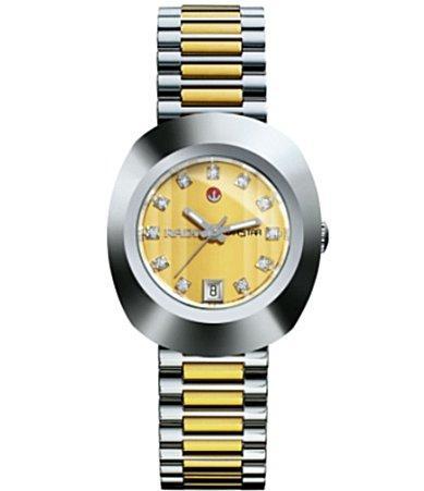 RADO Womens The Original Automatic Two Tone Stainless Steel Bracelet Watch Product Image