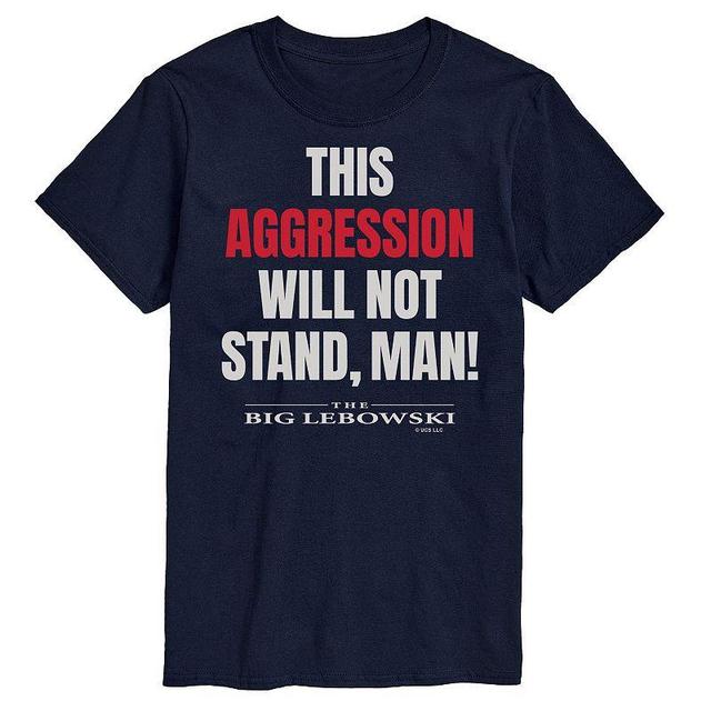 Big & Tall The Big Lebowski Will Not Stand Tee, Mens Blue Product Image