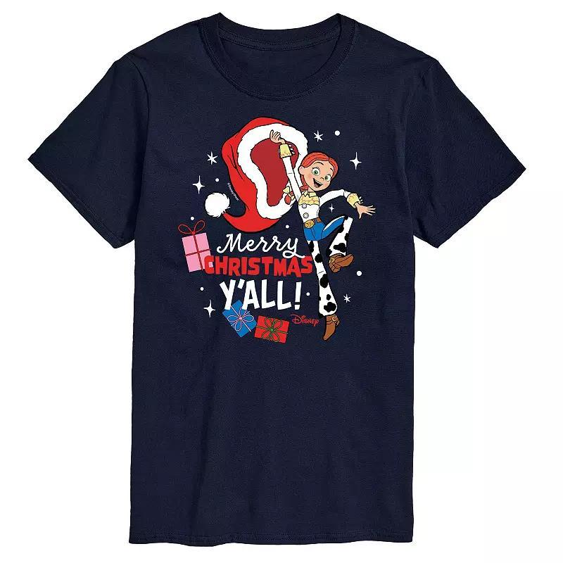 Disneys Mickey Mouse Big & Tall USA Graphic Tee, Mens Med Grey Product Image