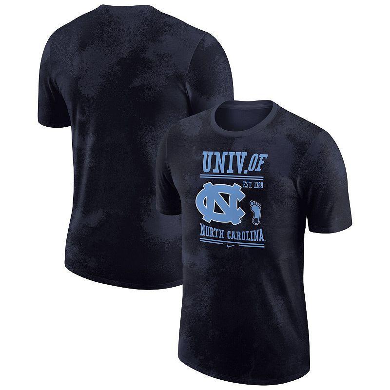 Mens Nike North Carolina Tar Heels Team Stack T-Shirt Blue Product Image