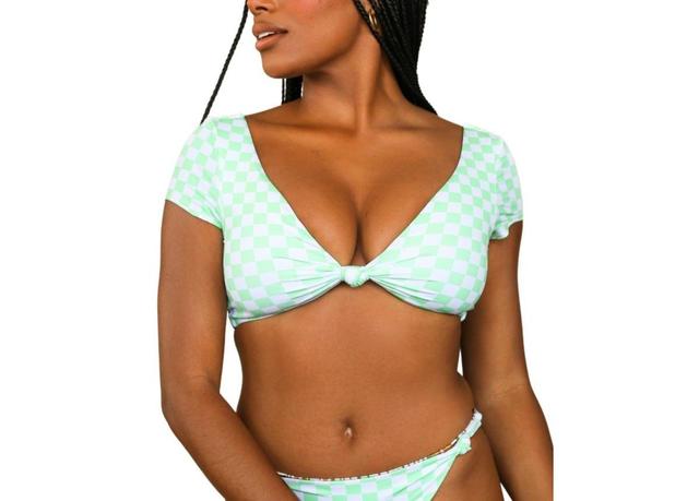 Dippin' Daisy's Womens Eco Vision Cropped Bikini Top size Large Product Image