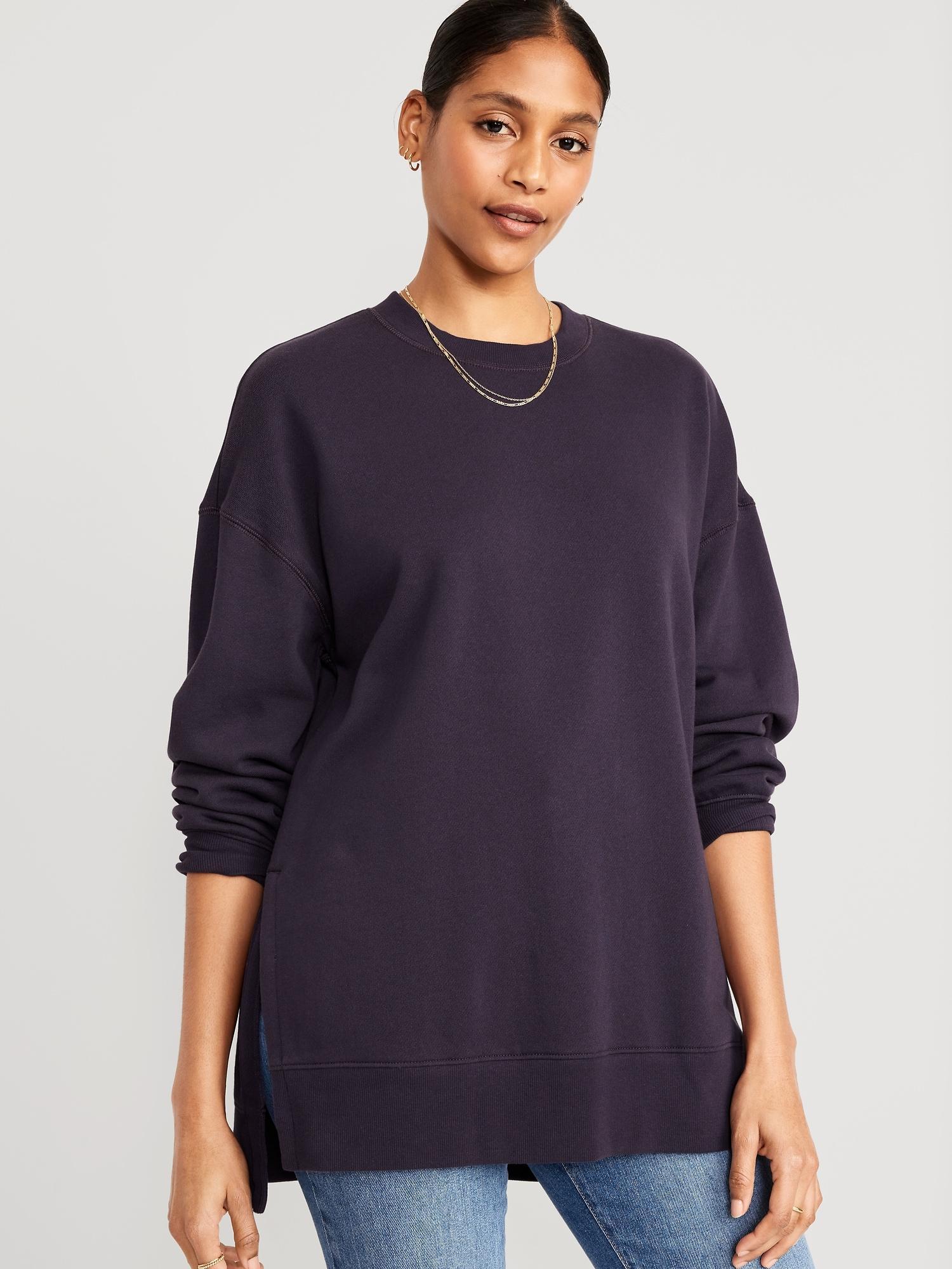 Oversized Boyfriend Tunic Sweatshirt Product Image