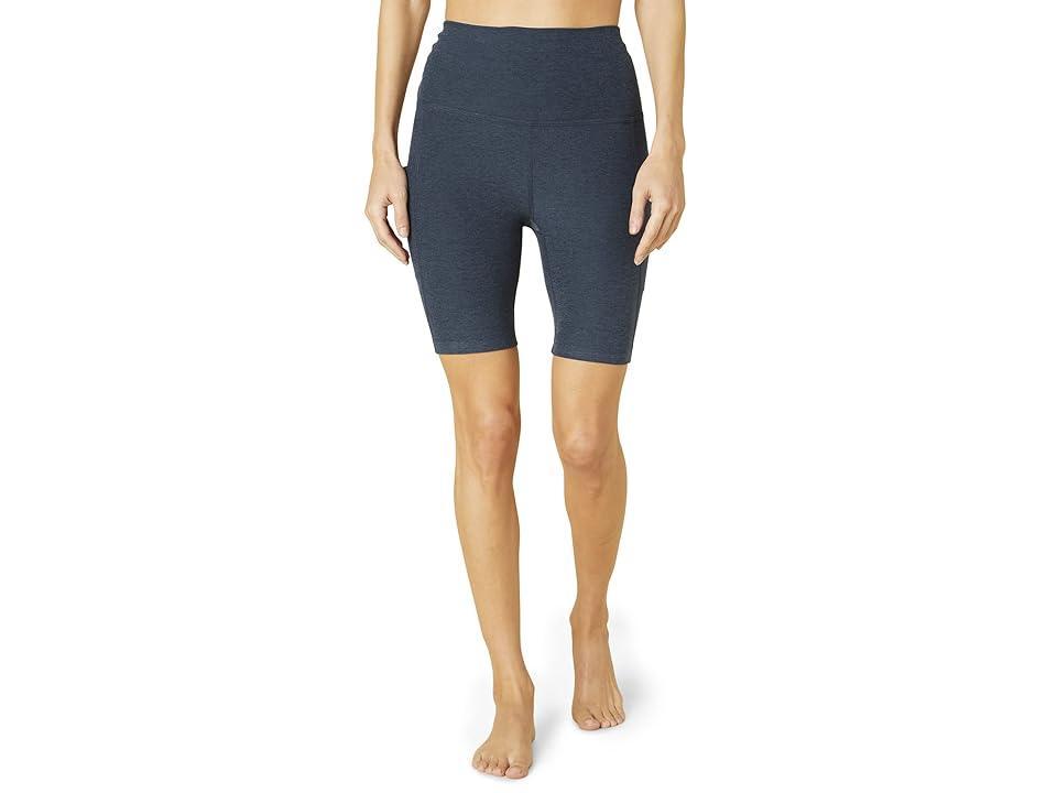 Beyond Yoga Spacedye Team Pockets High Waisted Biker Shorts (Nocturnal ) Women's Shorts Product Image