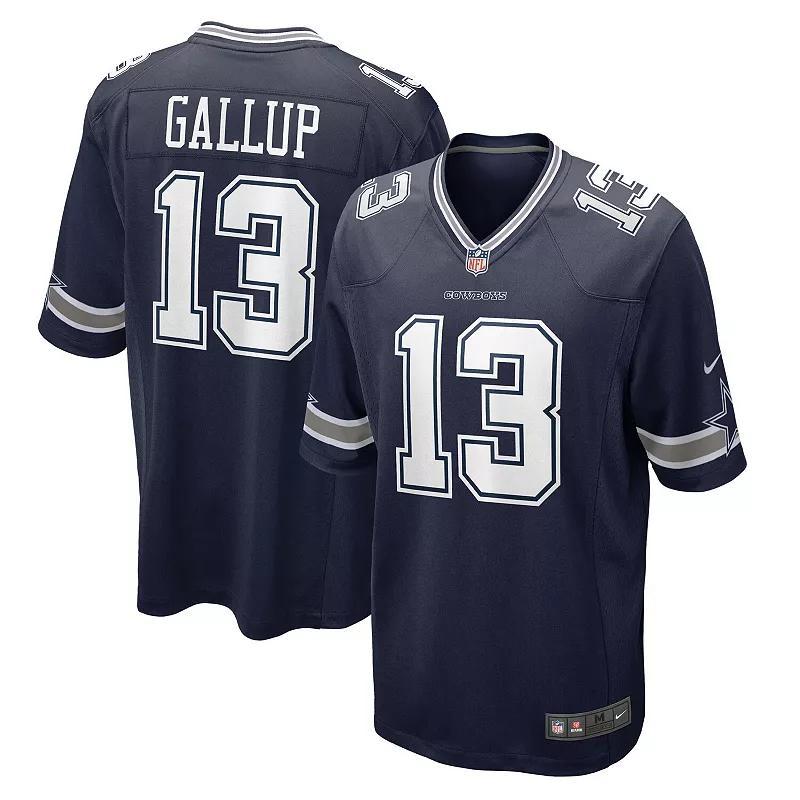 Mens Nike Michael Gallup Dallas Cowboys Game Jersey Blue Product Image