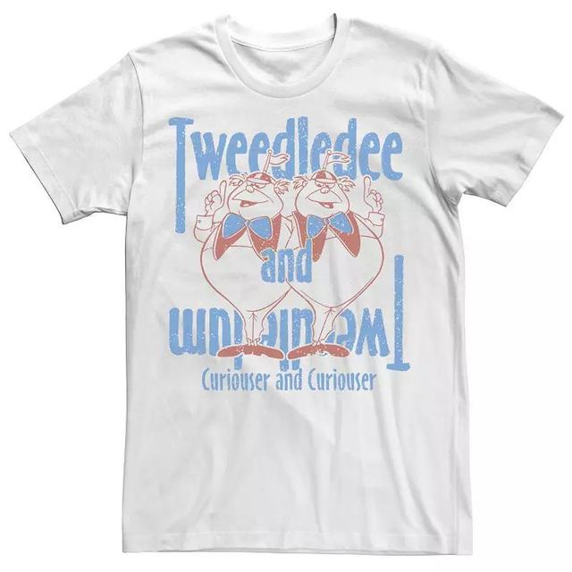 Big & Tall Disney Alice In Wonderland Tweedledee & Tweedledum Poster Tee, Mens Product Image