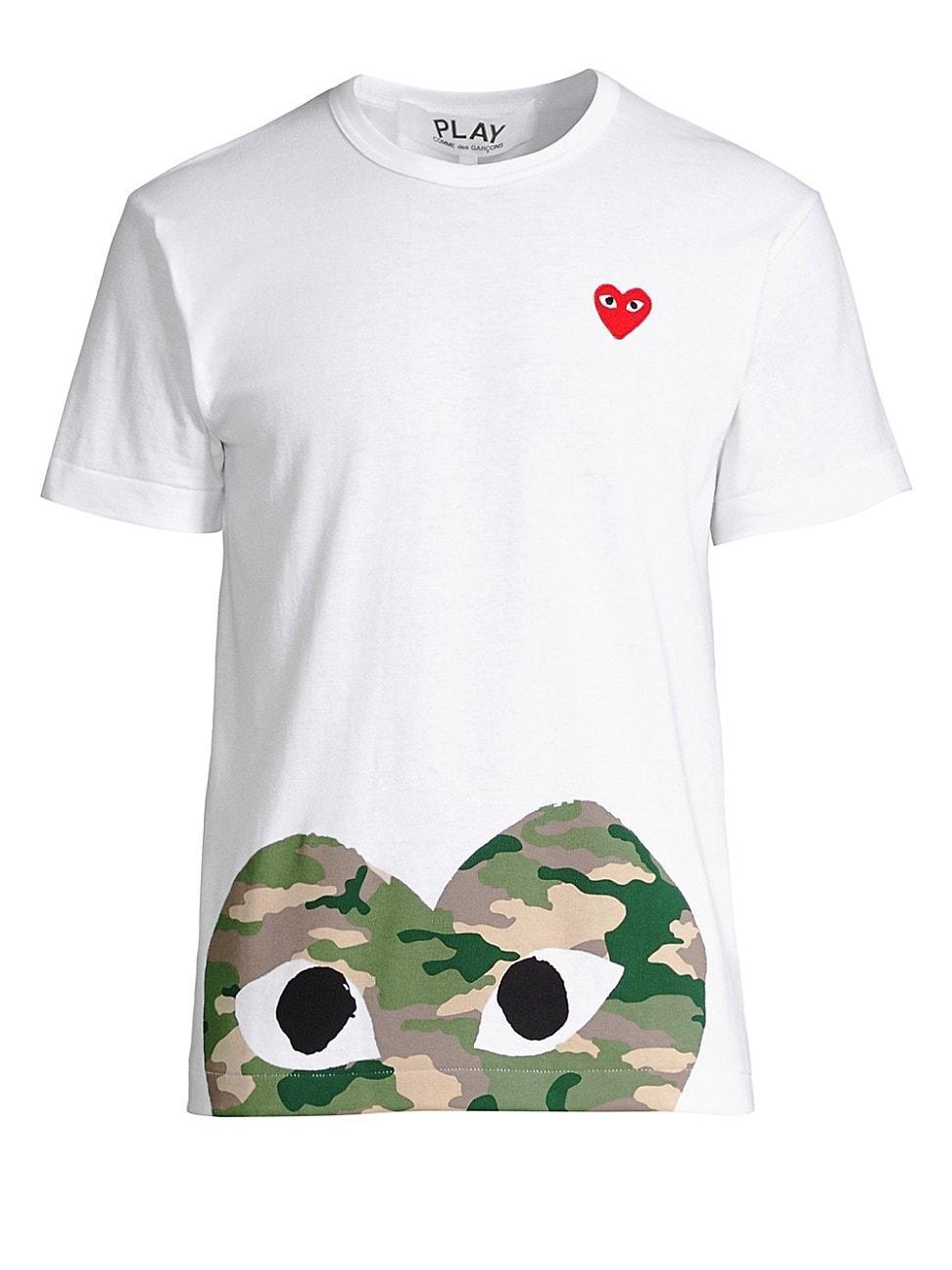 Mens Half Camo Heart Tee Product Image