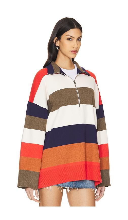 FREE PEOPLE Coastal Stripe Pullover In Multi Product Image