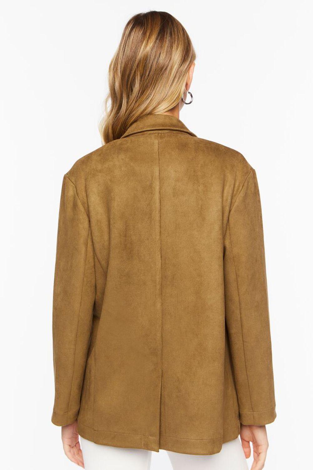 Faux Suede Notched Blazer | Forever 21 Product Image