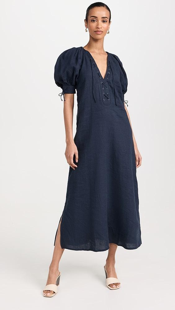 Sleeper Garden Dress in Navy | Shopbop Product Image