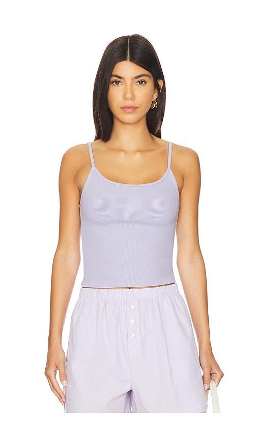 Rib Spaghetti Tank Top Product Image