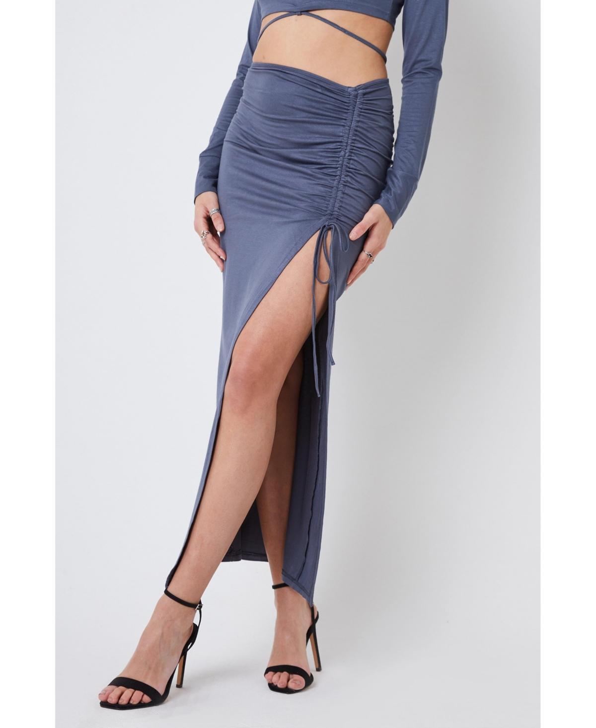 Creea the Label Womens Side Slit Maxi Skirt Product Image