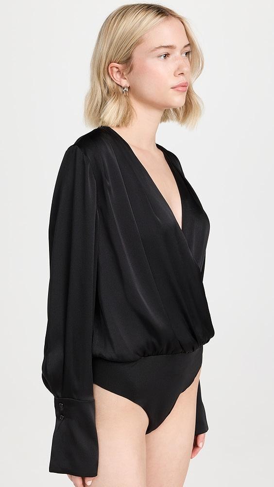 Favorite Daughter The Date Blouse Thong Bodysuit | Shopbop Product Image