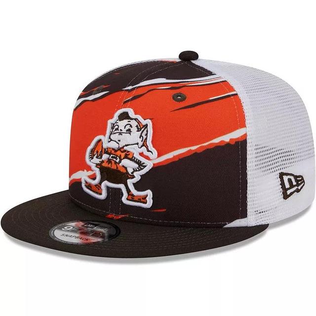 Mens New Era Cleveland s Historic Tear Trucker 9FIFTY Snapback Hat Product Image