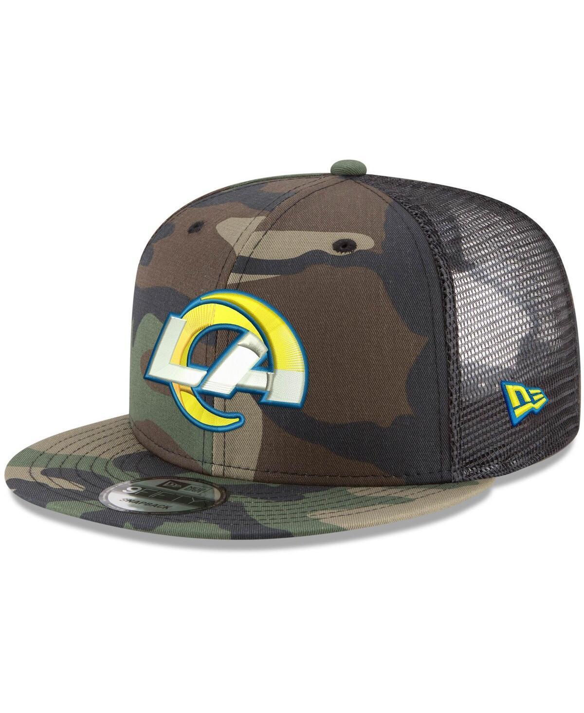 Mens New Era Camo Los Angeles Rams Woodland 9FIFTY Snapback Hat Product Image