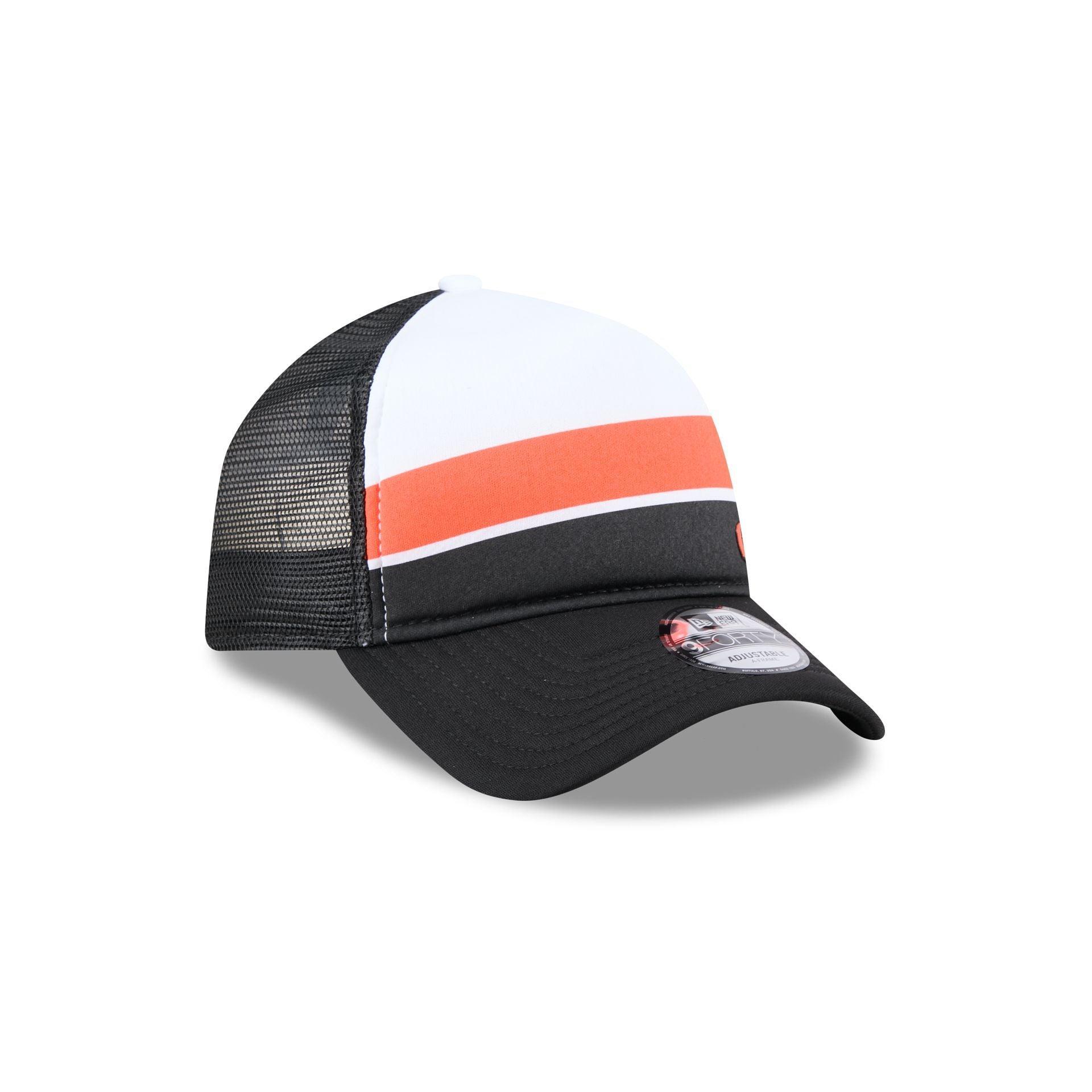 San Francisco Giants Color Block 9FORTY A-Frame Trucker Snapback Hat Male Product Image