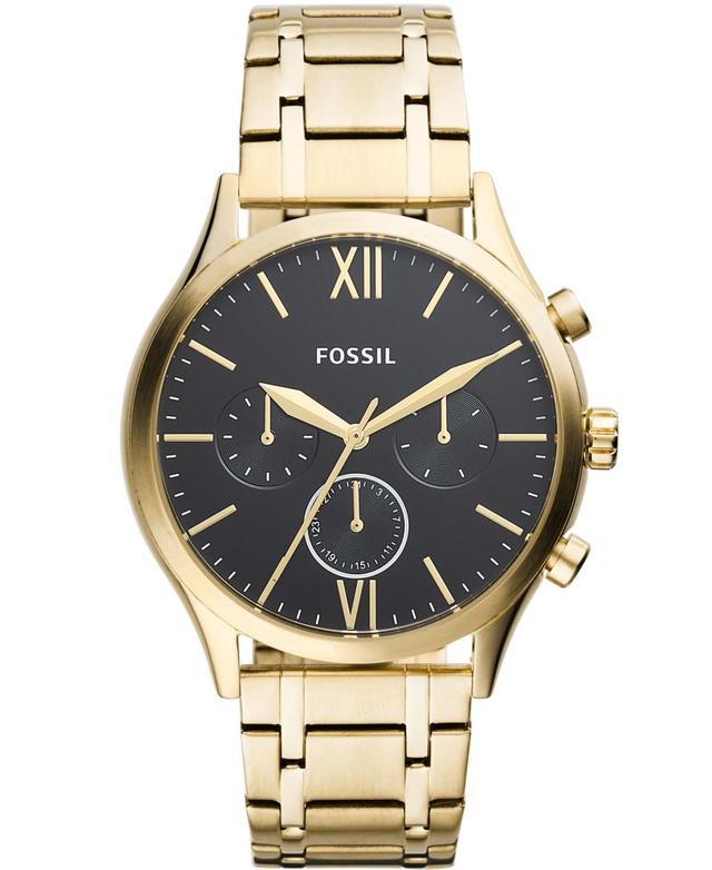 Fossil Men's Fenmore Multifunction, Gold-Tone Stainless Steel Watch - gold Product Image