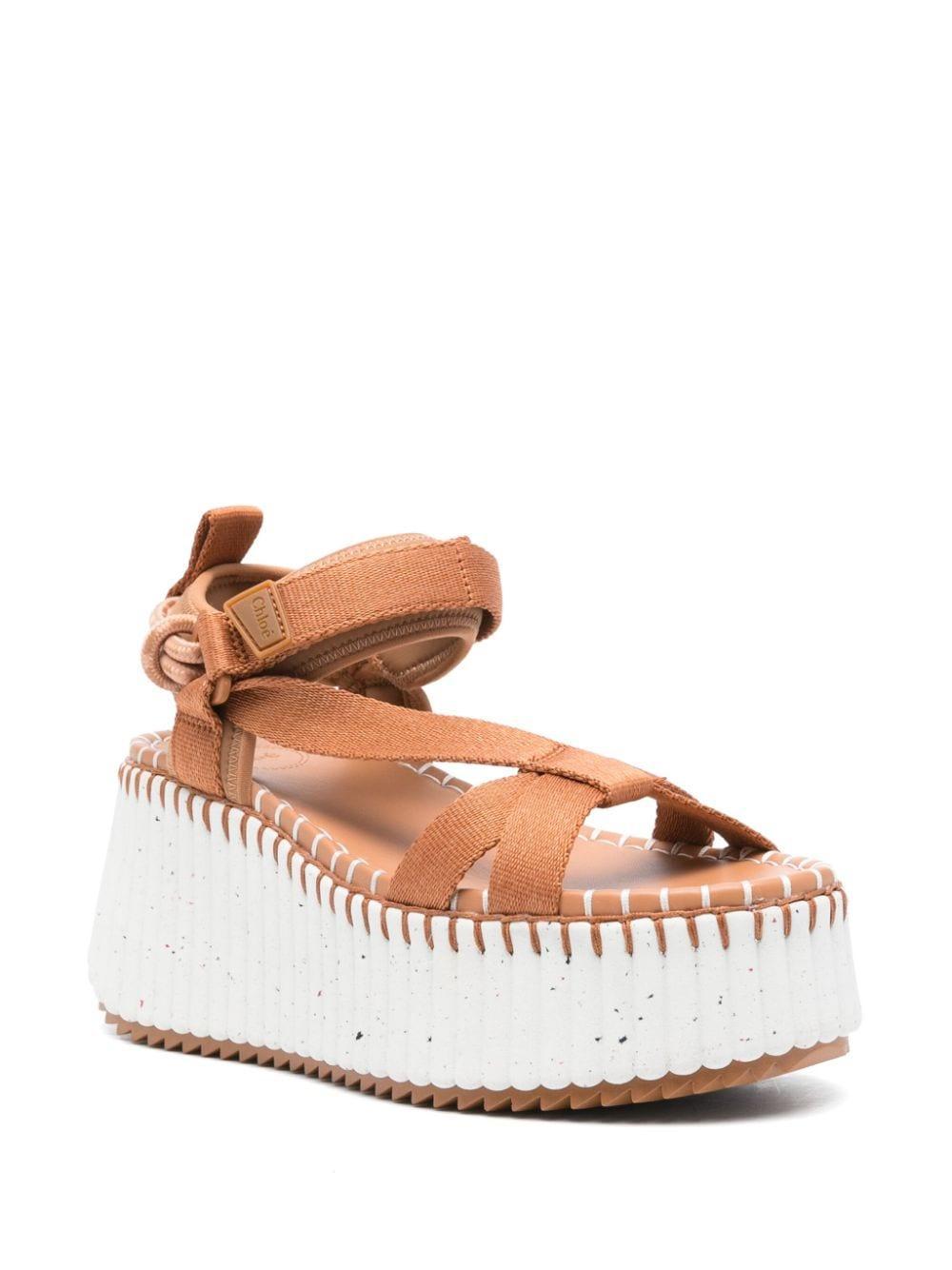 85mm Nama Sandals In Brown product image