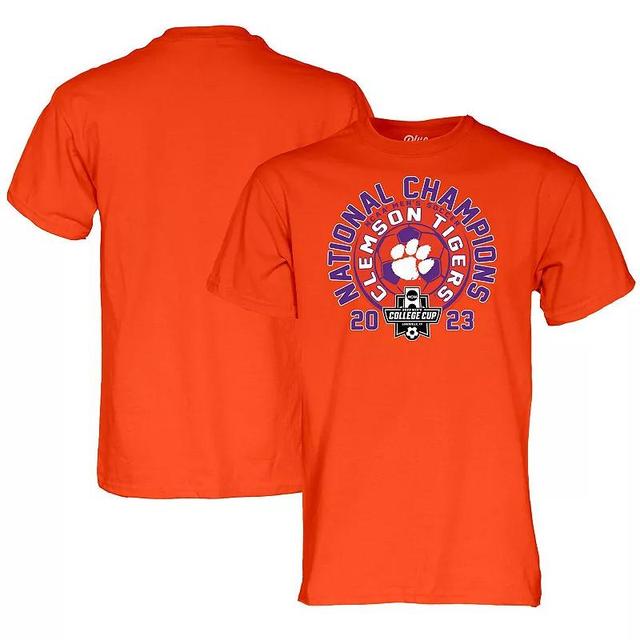 Unisex Blue 84 Clemson Tigers 2023 NCAA Mens Soccer National Champions T-Shirt, Adult Unisex Product Image