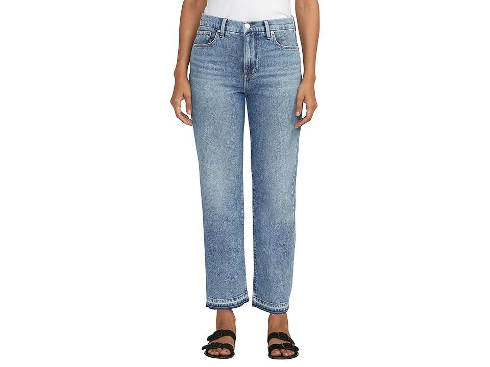 JAG Rachel High Waist Release Hem Tapered Slim Fit Jeans Product Image