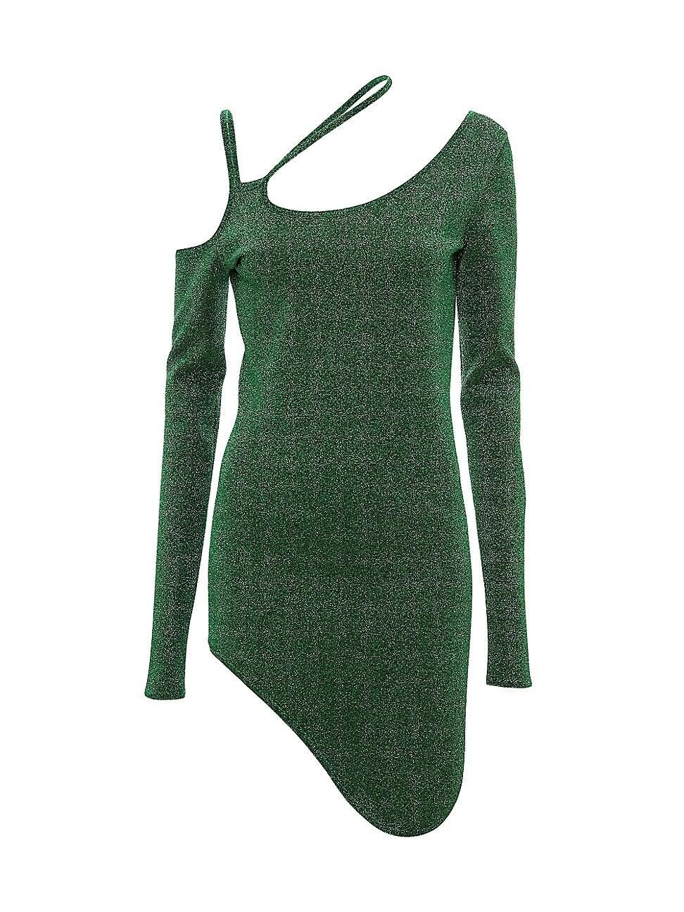 Womens Asymmetric Cut-Out Minidress Product Image