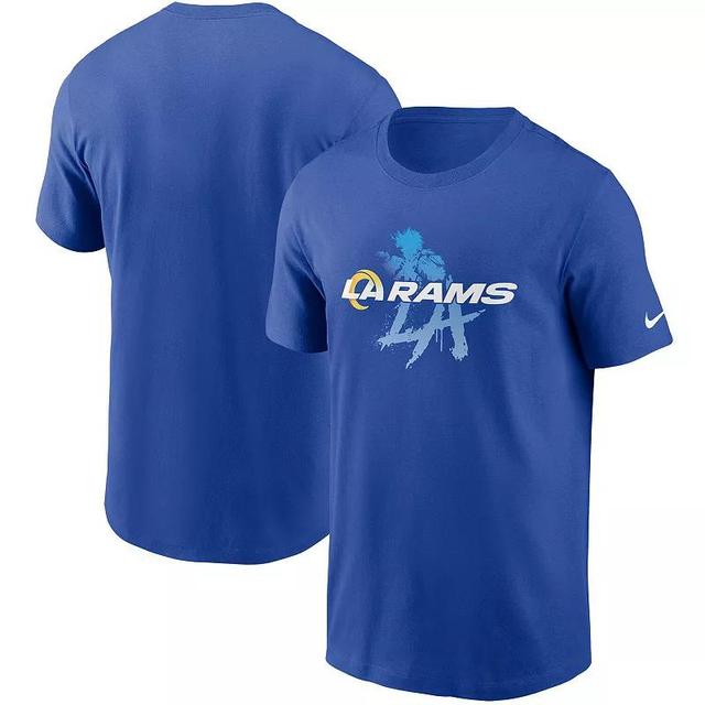 Mens Nike Royal Los Angeles Rams Hometown Collection Just Play T-Shirt Product Image