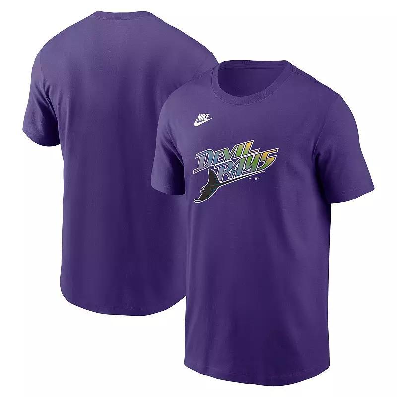 Mens Nike Tampa Bay Rays Cooperstown Collection Team Logo T-Shirt Product Image