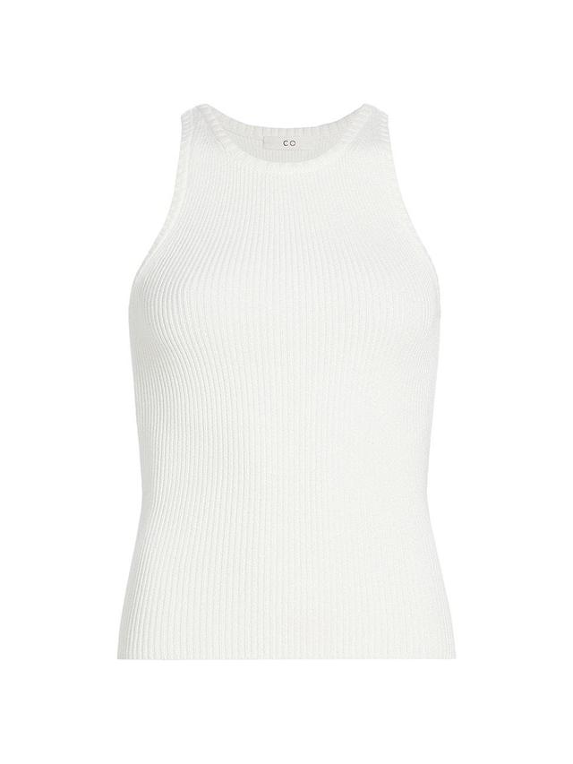 Womens Knit Cotton-Blend Tank Product Image