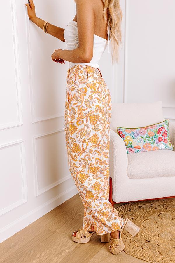 Bohemian Babe High Waist Linen-Blend Pants Product Image