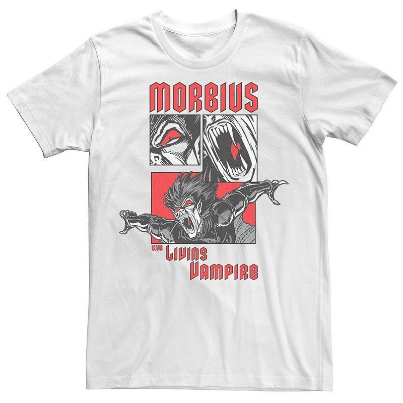 Mens Marvel Morbius The Living Vampire Panels Tee Product Image