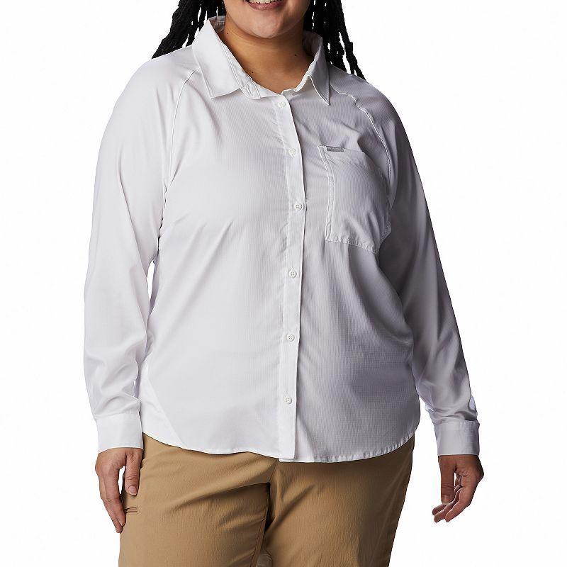 Columbia Women s Anytime Lite Long Sleeve Shirt - Plus Size- Product Image