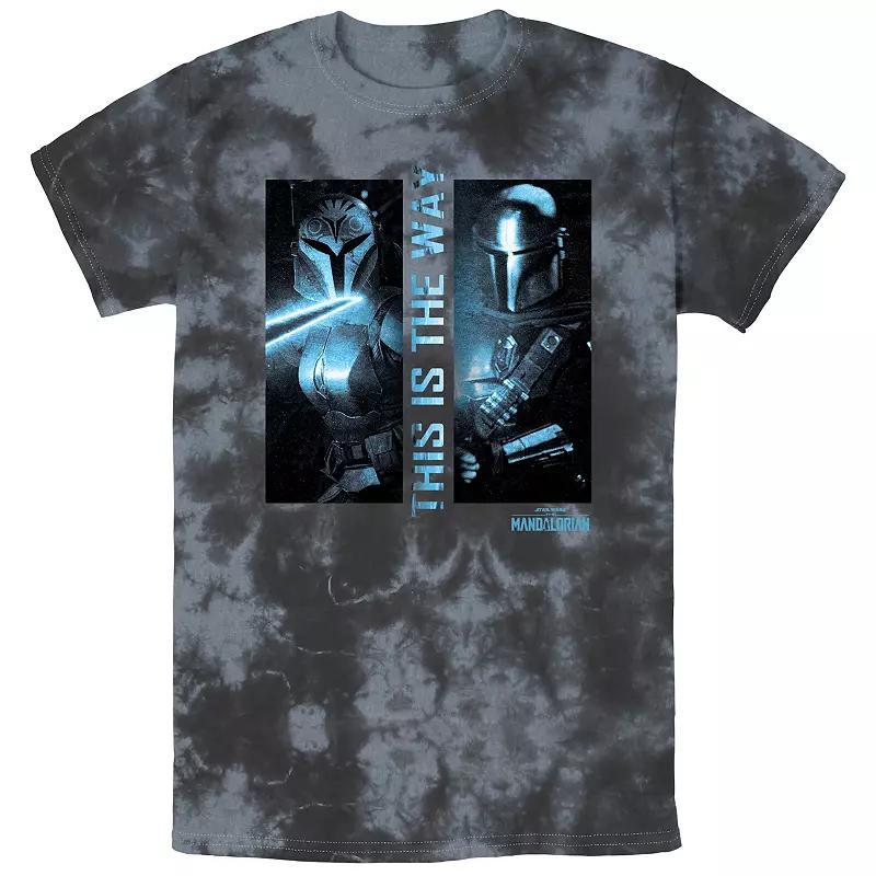 Mens Star Wars The Mandalorian This Is The Way Graphic Tee Black Grey Product Image