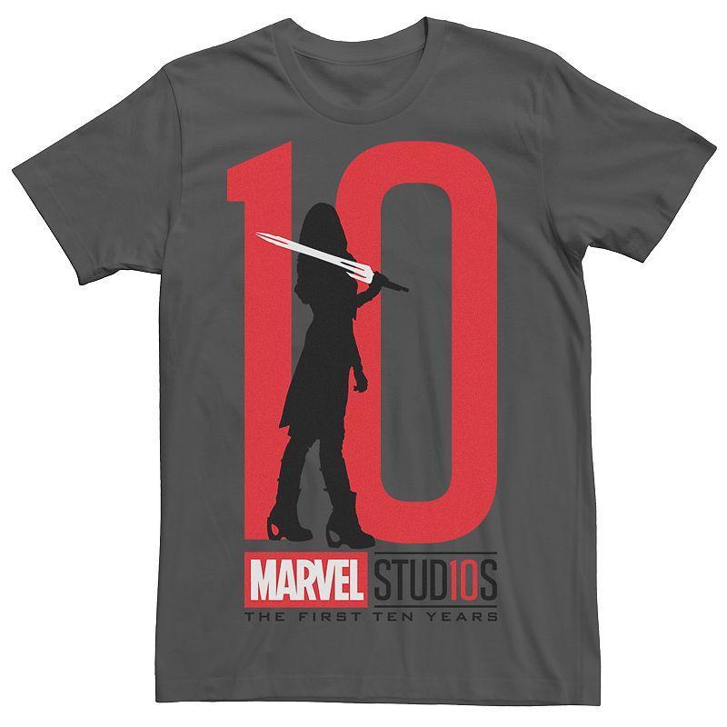 Mens Marvel Studios Gamora 10 Graphic Tee Grey Product Image