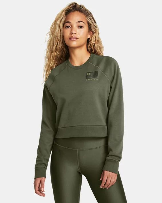 Women's UA Rival Freedom Crop Crew Product Image