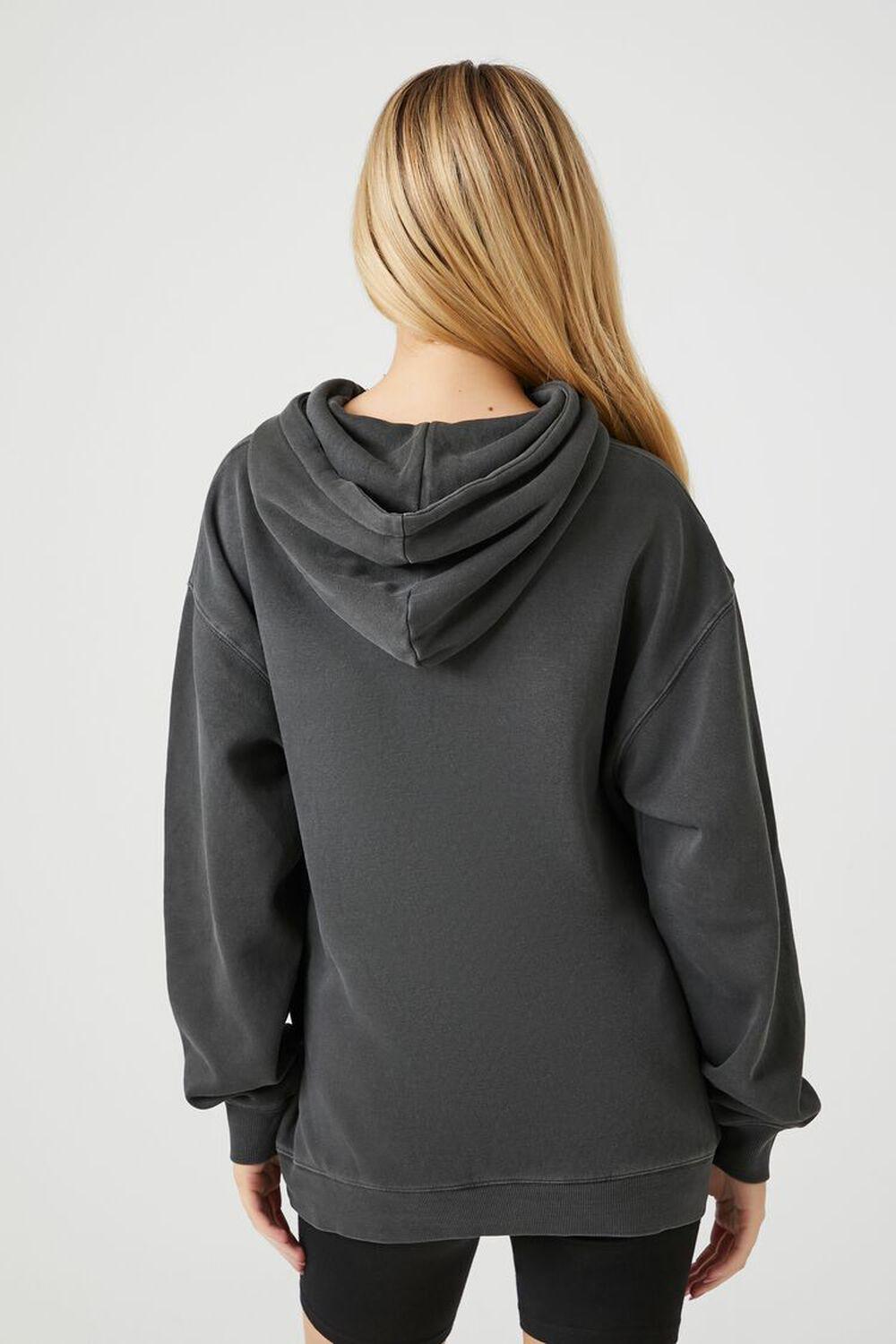 Rhinestone KISS Fleece Graphic Hoodie | Forever 21 Product Image