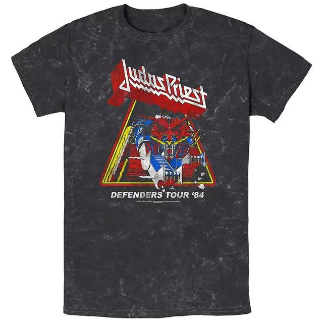 Mens Judas Priest Defenders Tour 84 Mineral Wash Graphic Tee Product Image