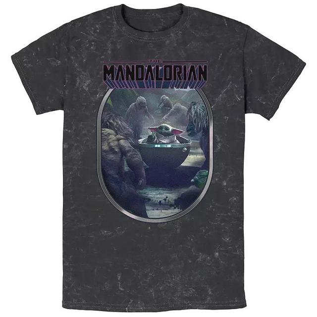 Mens Star Wars The Mandalorian Grogu In Flying Pod Graphic Tee Product Image