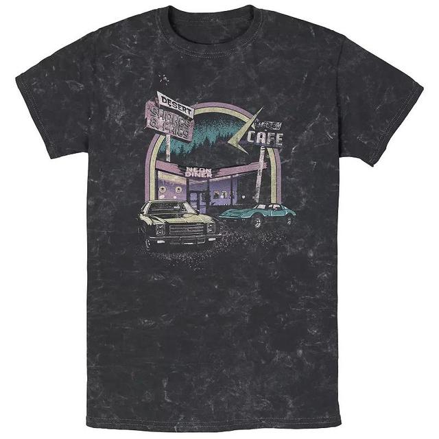 Mens Chevrolet Diner Mineral Wash Graphic Tee Product Image