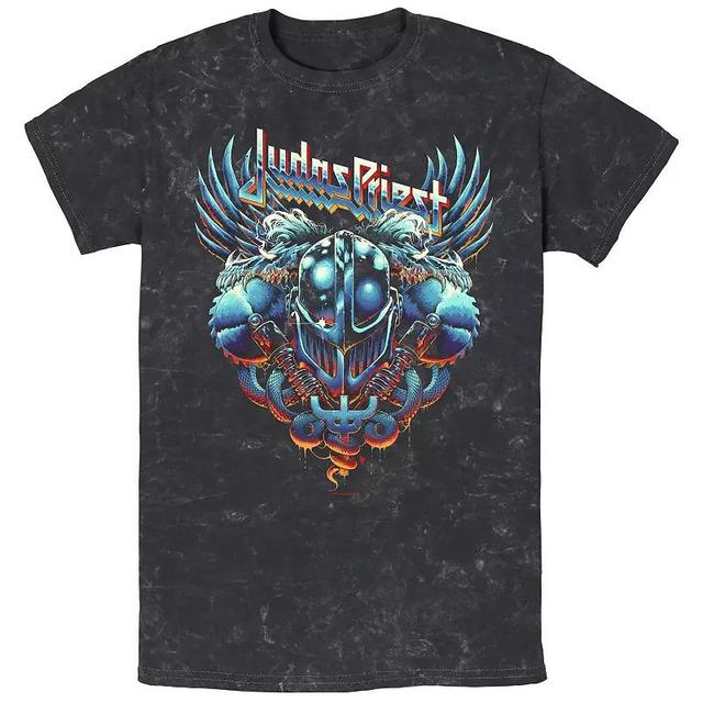 Mens Judas Priest Art Mineral Wash Graphic Tee Product Image