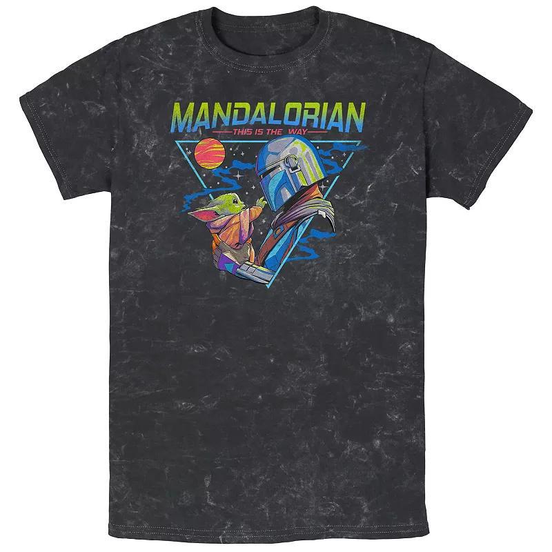 Mens Star Wars The Mandalorian Mando & Child Graphic Tee Product Image