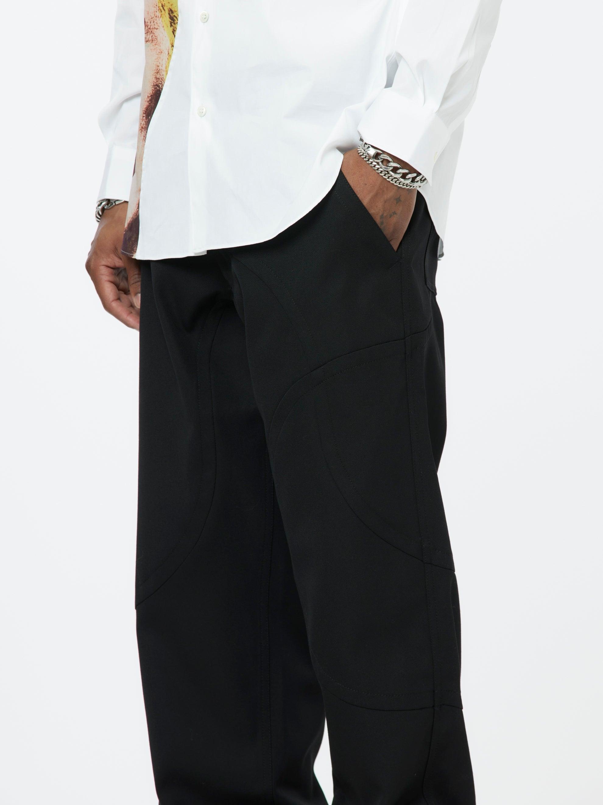 CDG Shirt Trousers (Black) Product Image