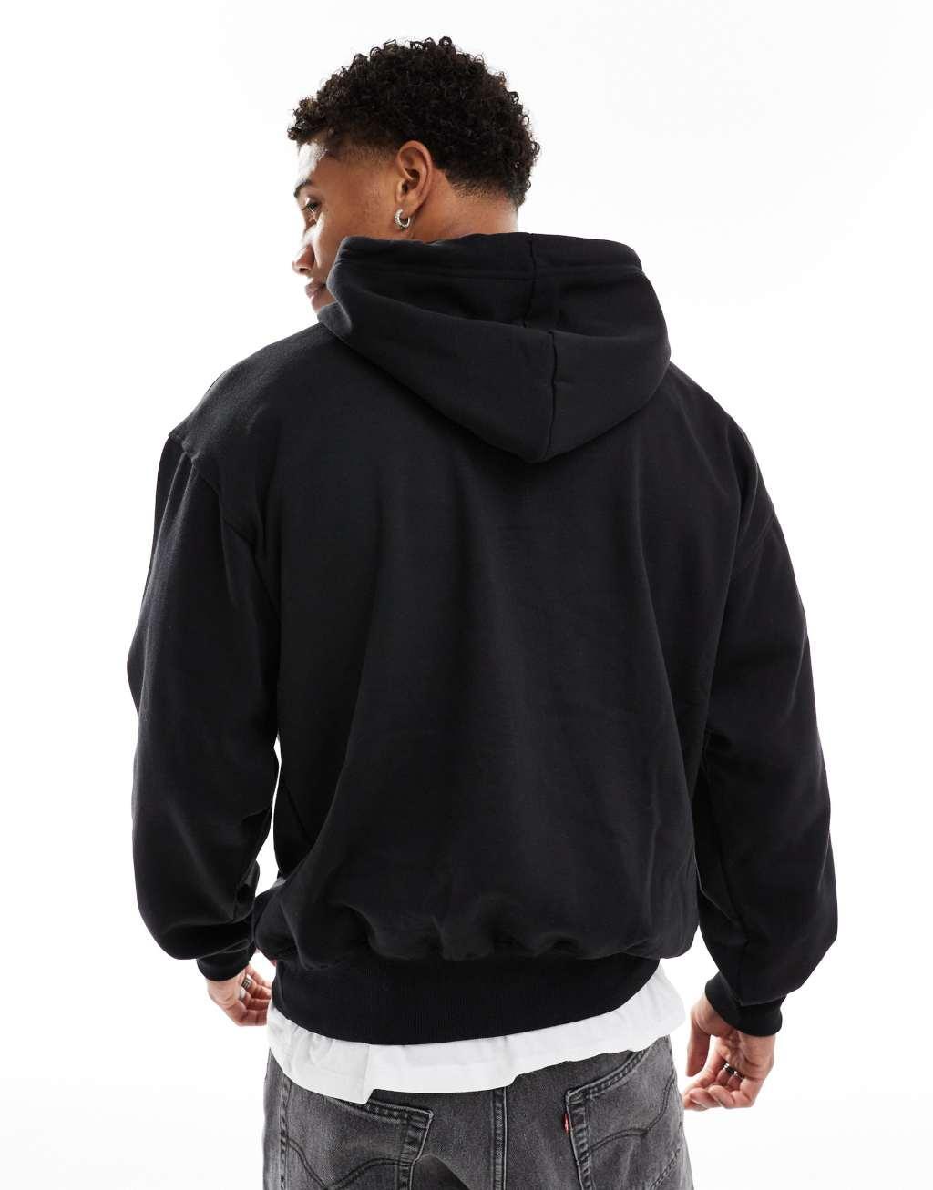 The North Face Evolution Vintage pullover hoodie in black Product Image