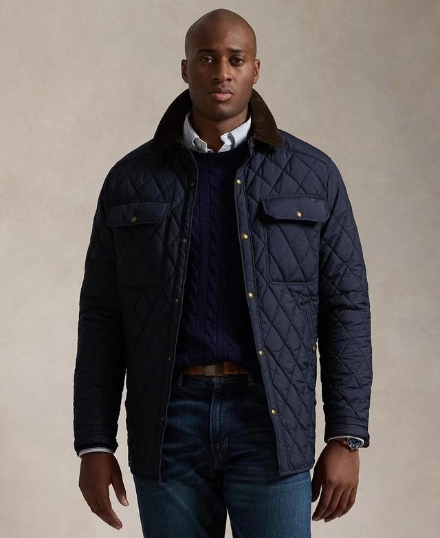 Polo Ralph Lauren Mens Big & Tall Water-Repellent Quilted Jacket Product Image