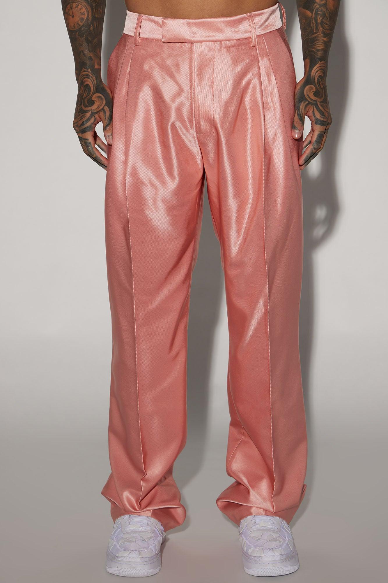 Call On Me Relaxed Flare Trousers - Mauve Product Image