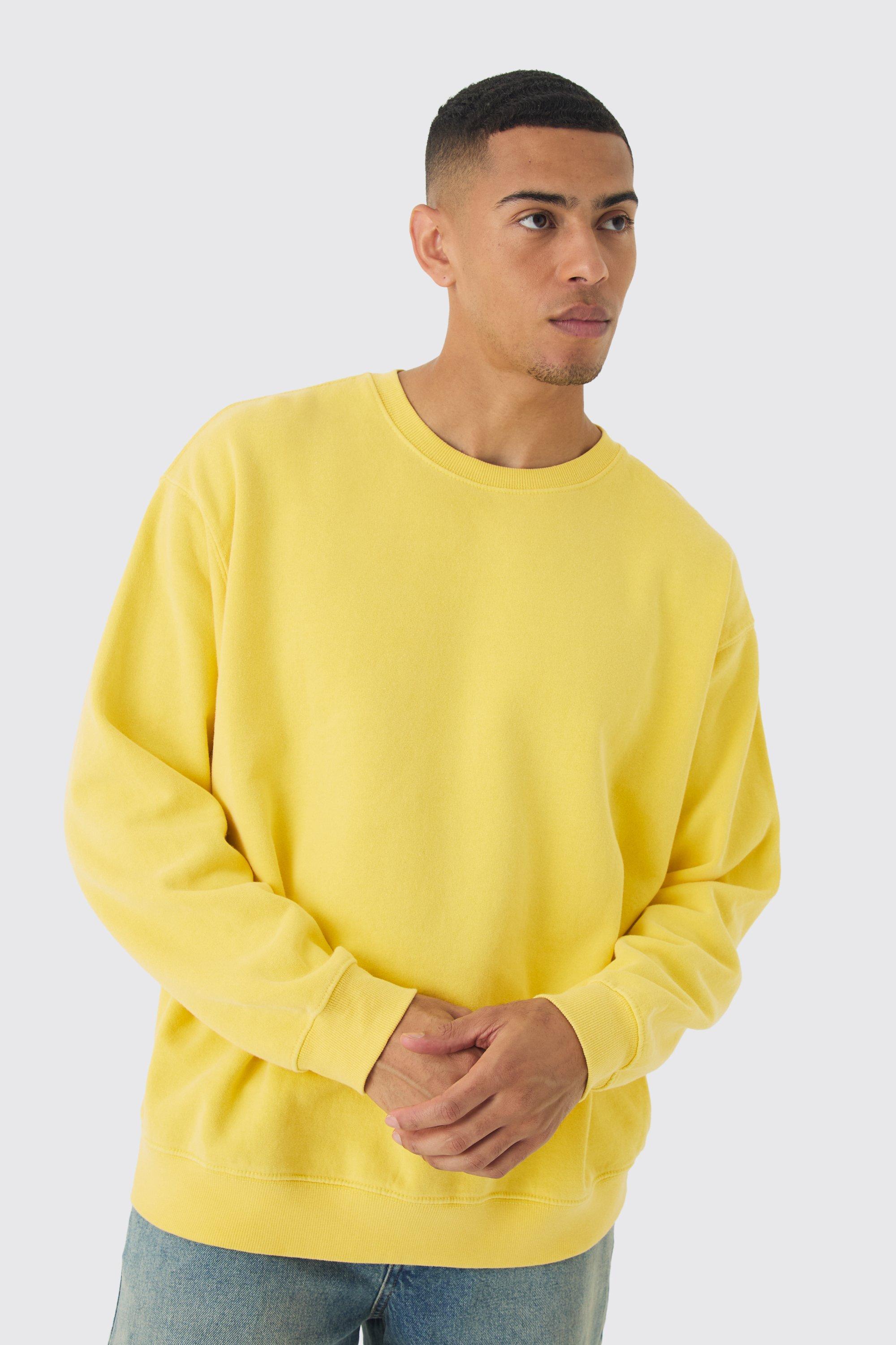 Oversized Washed Sweatshirt | boohooMAN USA Product Image