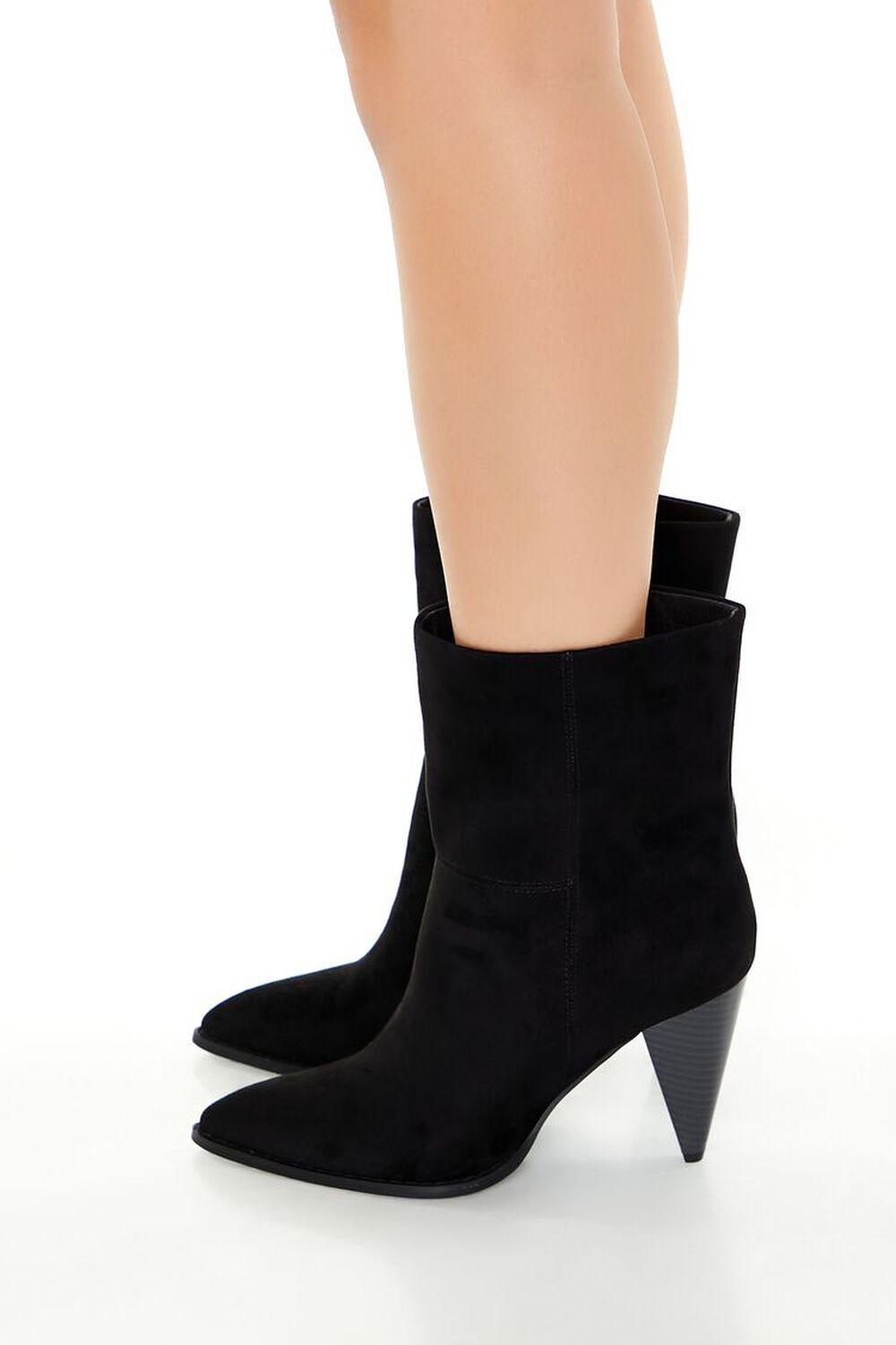 Faux Suede Pointed-Toe Booties | Forever 21 Product Image