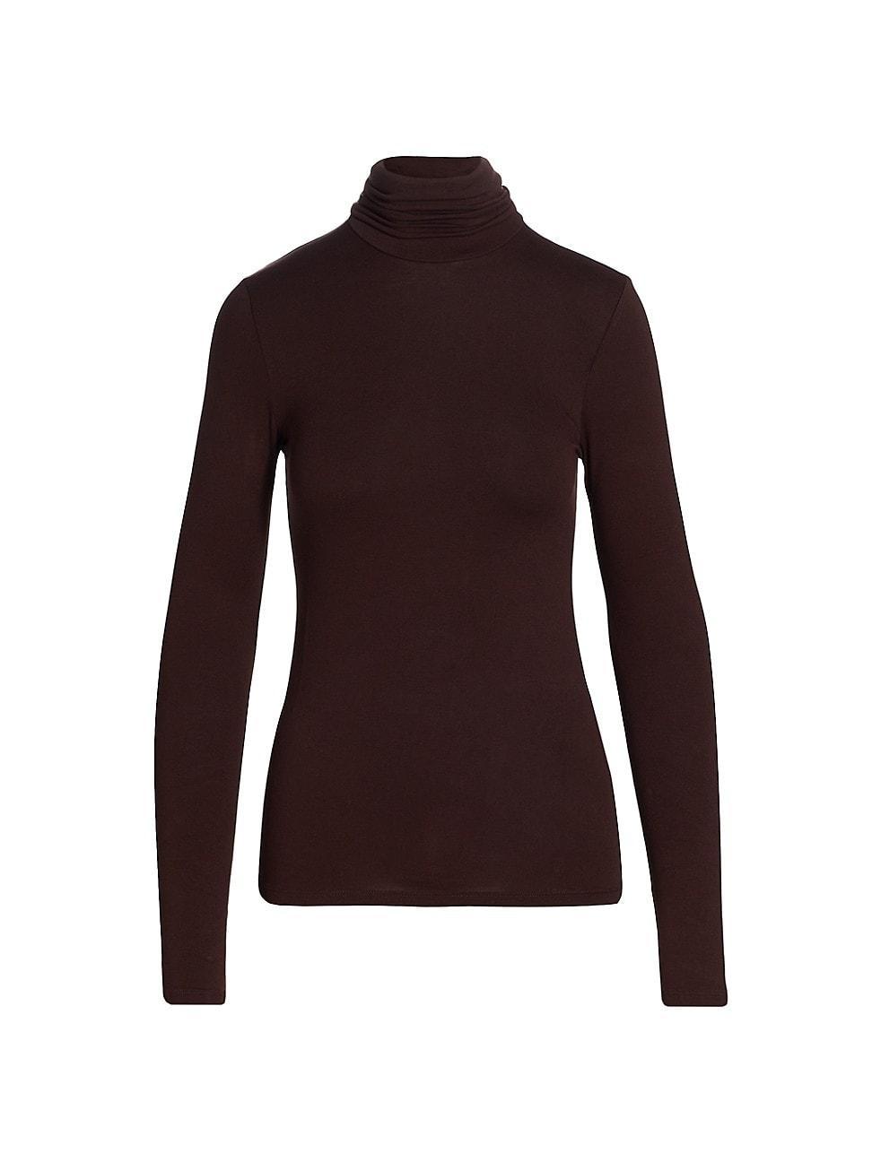 Womens Soft Touch Turtleneck Top Product Image