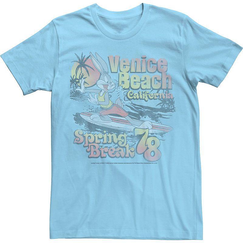 Mens Looney Tunes Bugs Bunny Venice Beach Spring Break 78 Tee Product Image