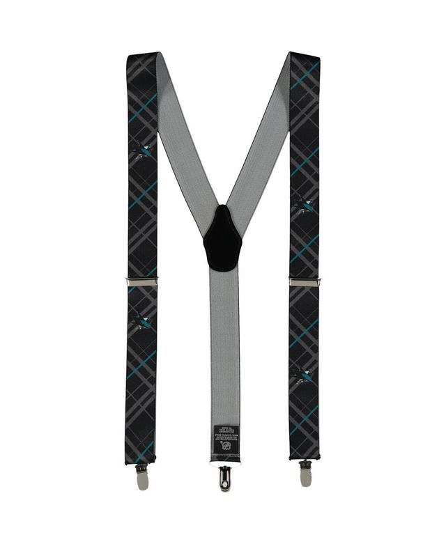 Men's Black San Jose Sharks Suspenders Product Image