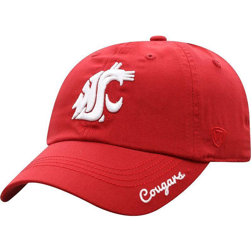 Womens Top of the World Cardinal Washington State Cougars Staple Adjustable Hat Product Image